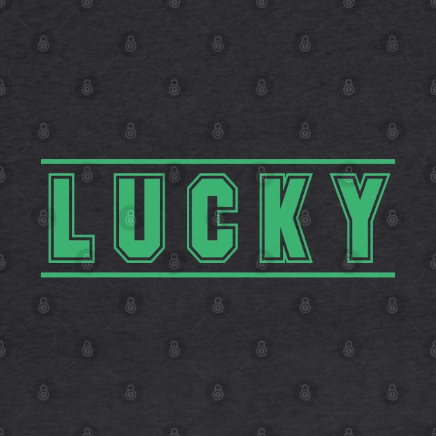 Lucky - Green Stripes for Luck on St Patrick's Day or Any Day by tnts